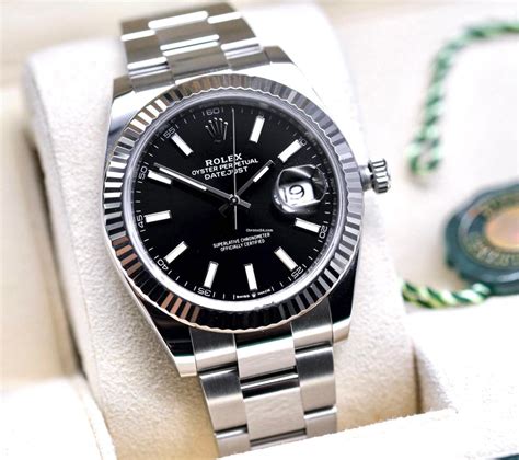 rolex dayjust black|rolex datejust black dial 41mm.